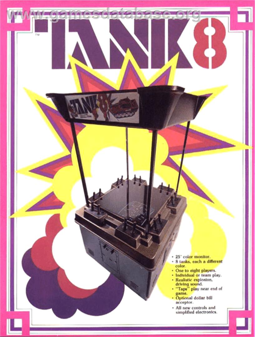 Tank 8 - Arcade - Artwork - Advert
