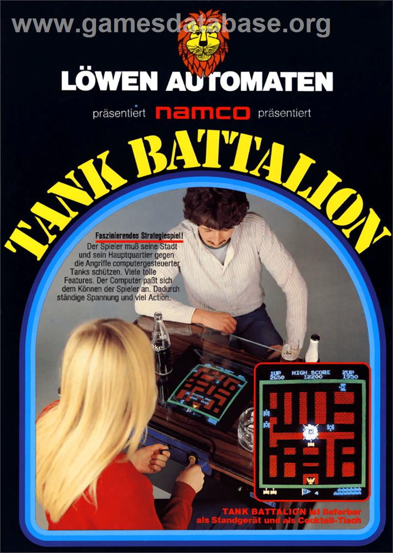 Tank Battalion - Arcade - Artwork - Advert
