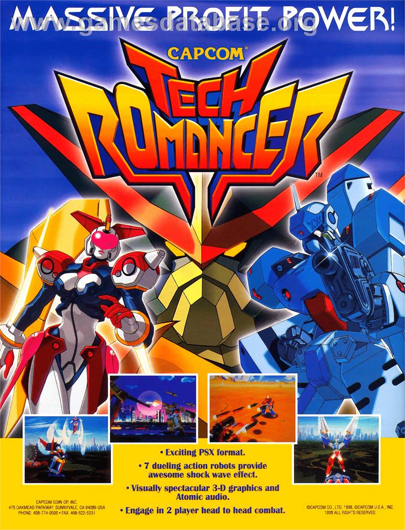 Tech Romancer - Sega Dreamcast - Artwork - Advert