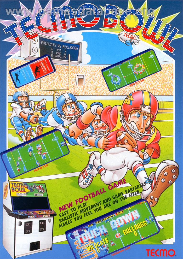Tecmo Bowl - Arcade - Artwork - Advert