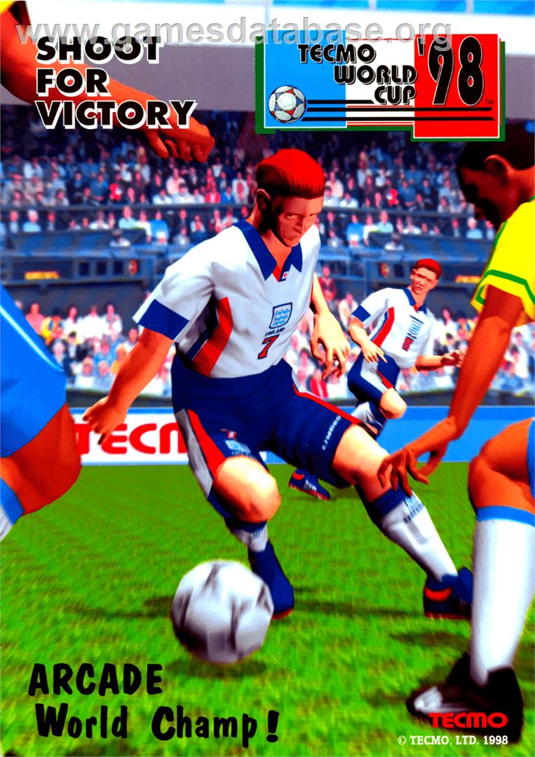 Tecmo World Cup '98 - Arcade - Artwork - Advert