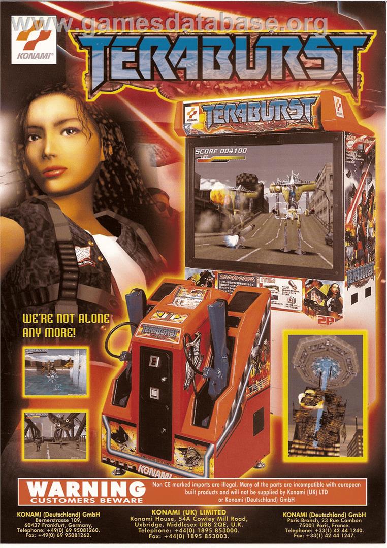 Teraburst - Arcade - Artwork - Advert