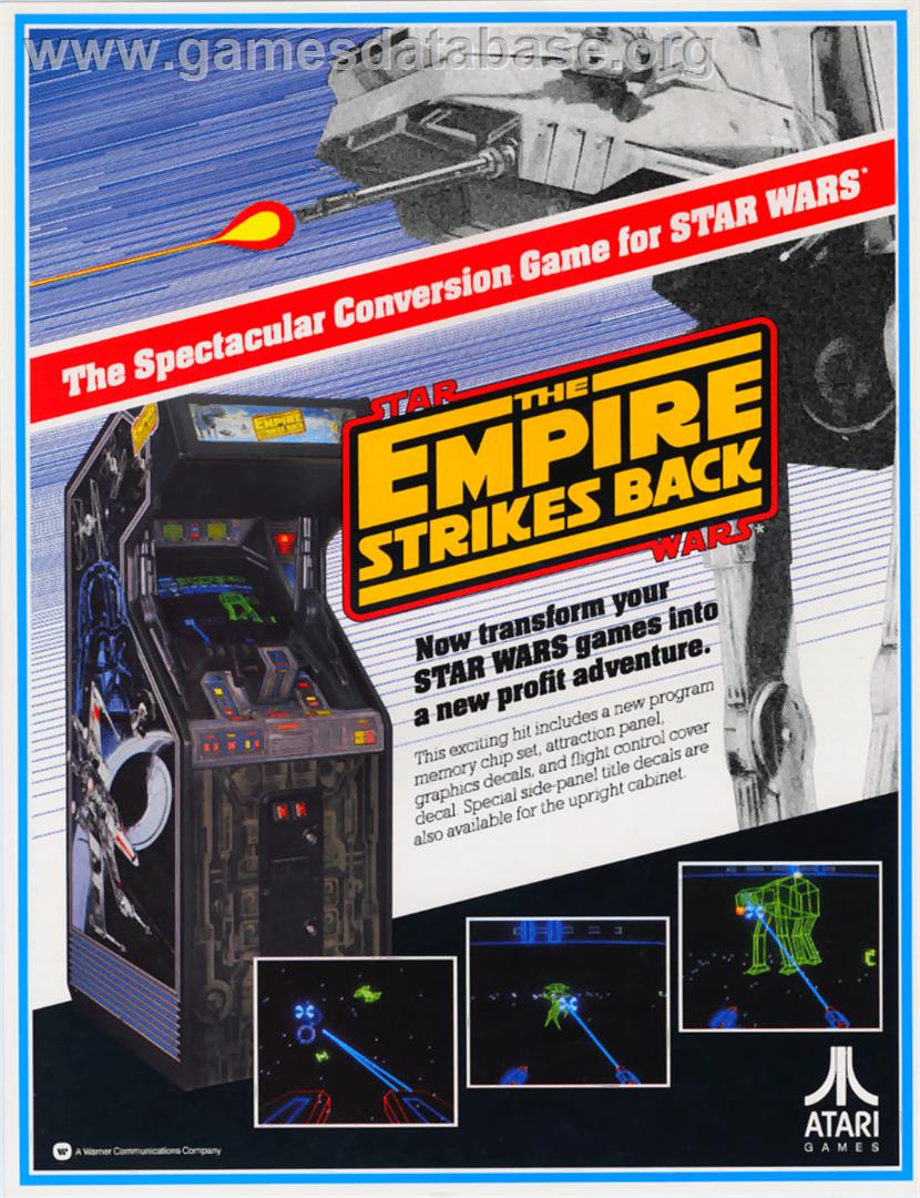 The Empire Strikes Back - Arcade - Artwork - Advert