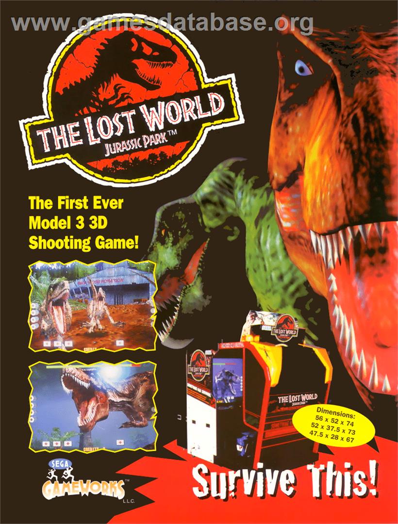 The Lost World - Arcade - Artwork - Advert