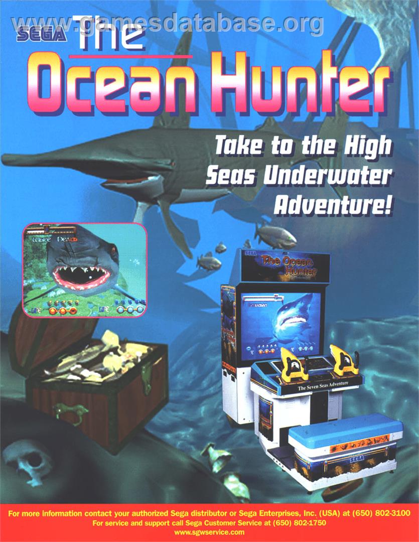 The Ocean Hunter - Arcade - Artwork - Advert