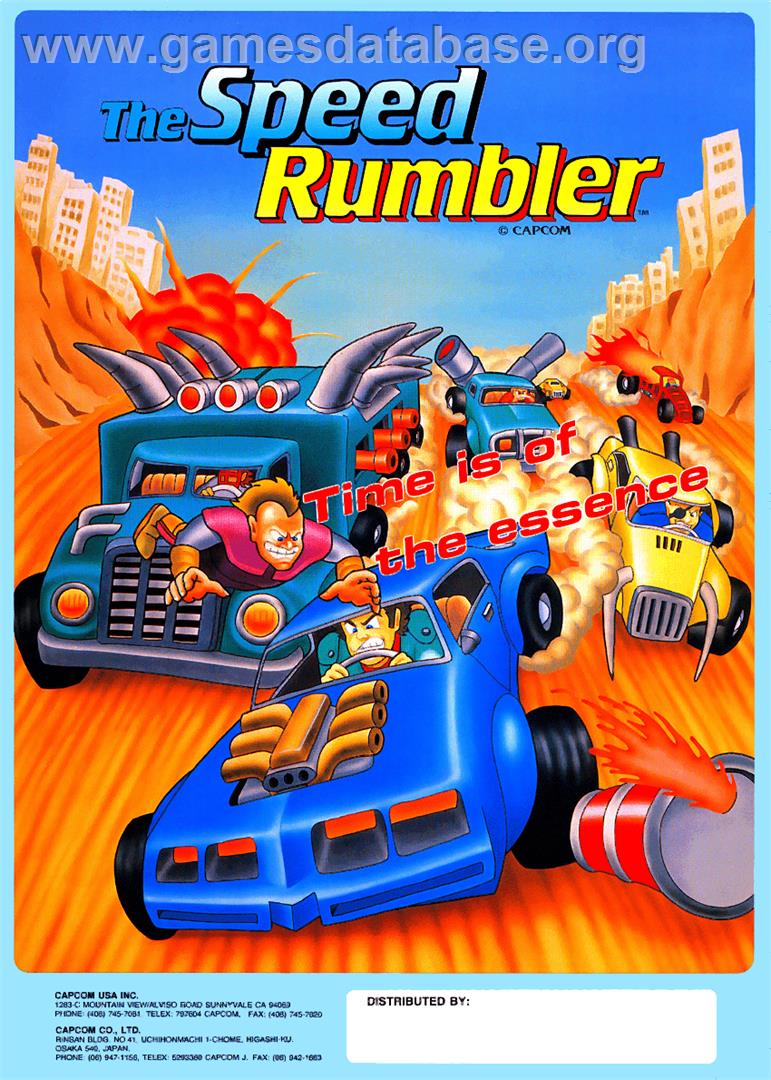 The Speed Rumbler - Arcade - Artwork - Advert