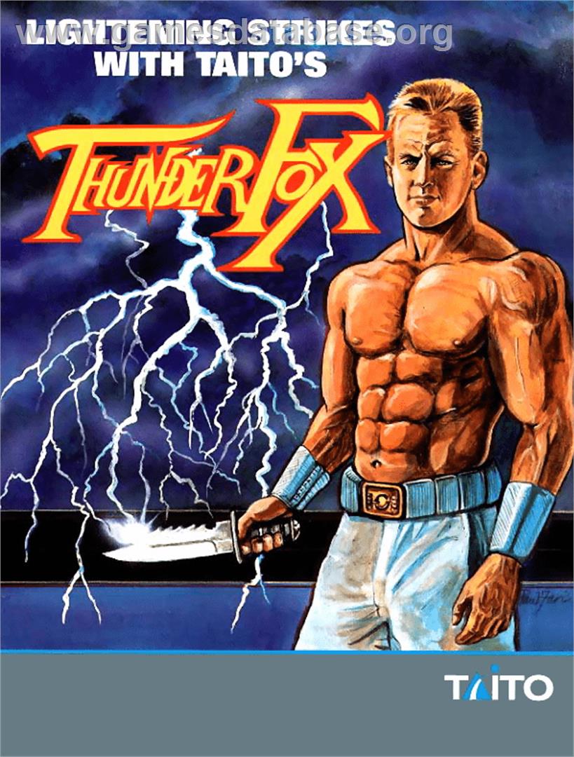 Thunder Fox - Atari 8-bit - Artwork - Advert