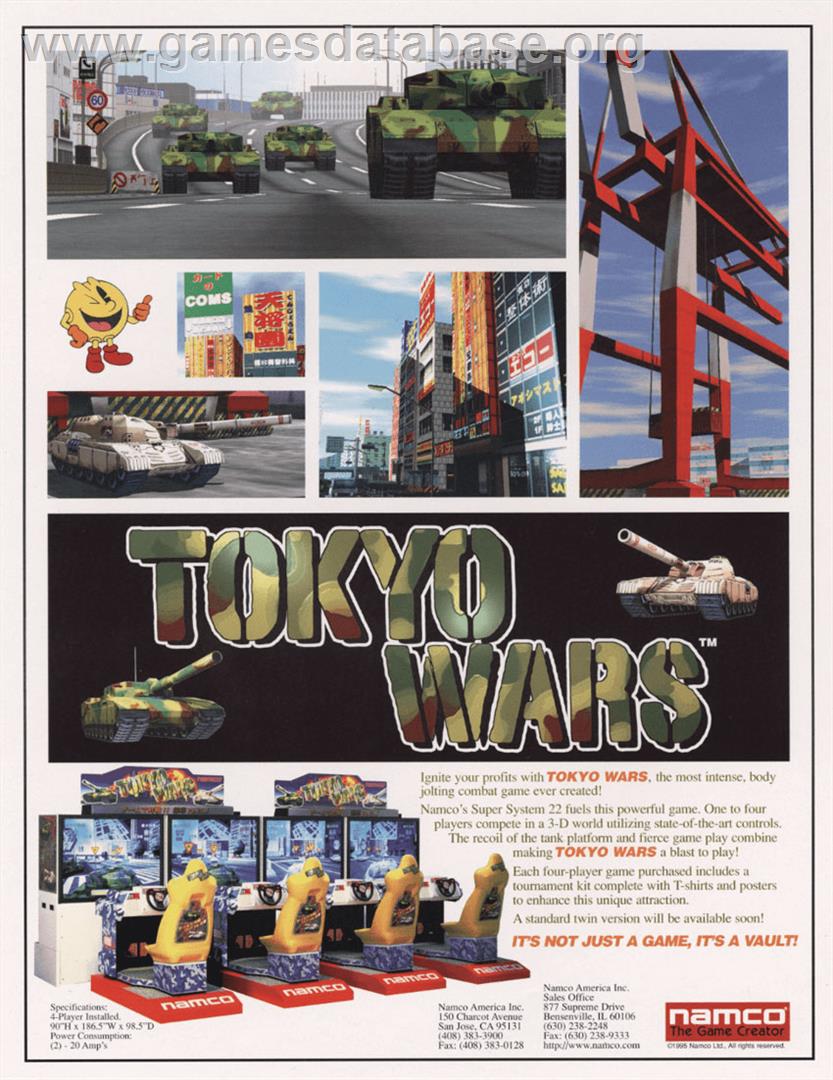 Tokyo Wars - Arcade - Artwork - Advert