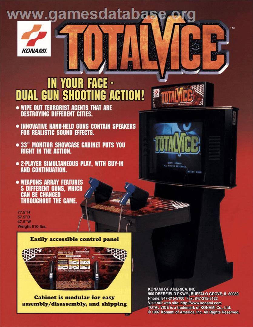 Total Vice - Arcade - Artwork - Advert