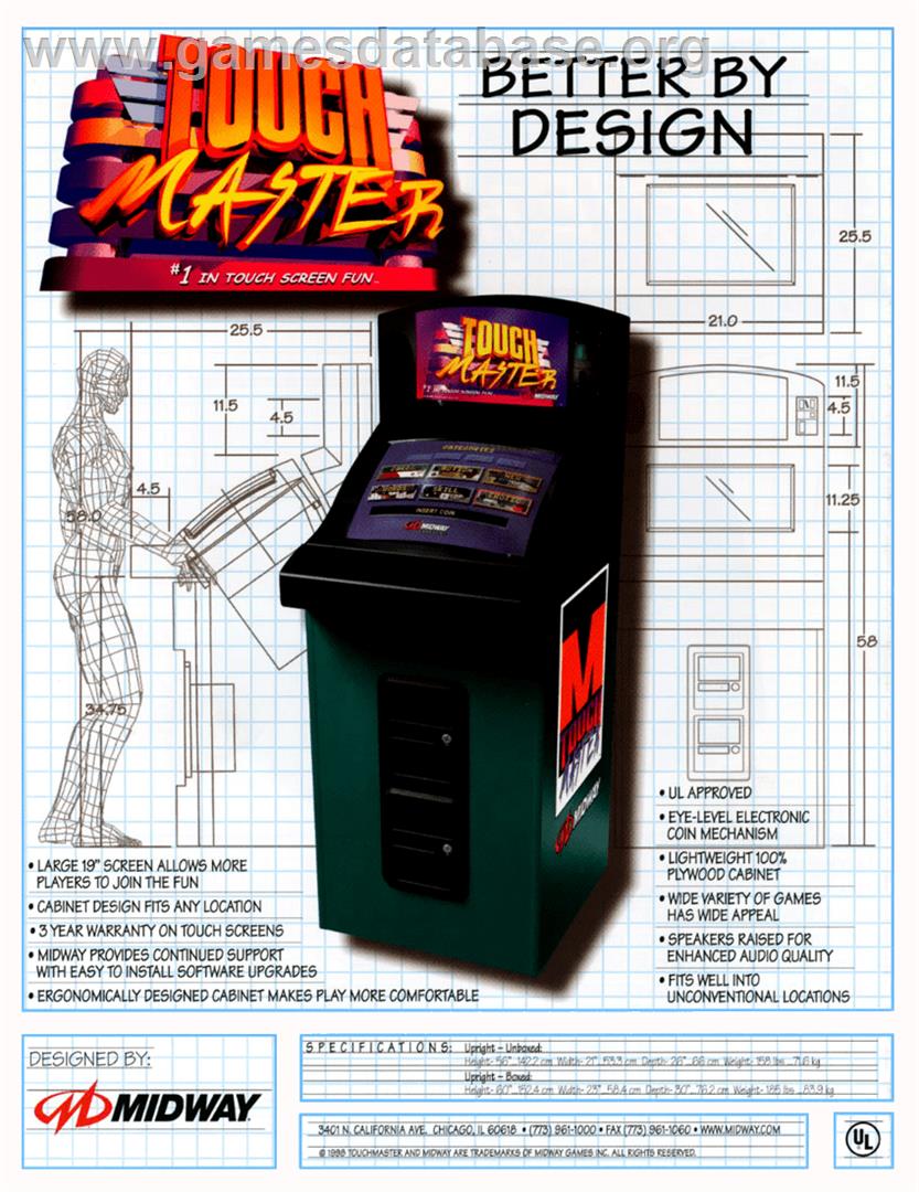 Touchmaster - Arcade - Artwork - Advert