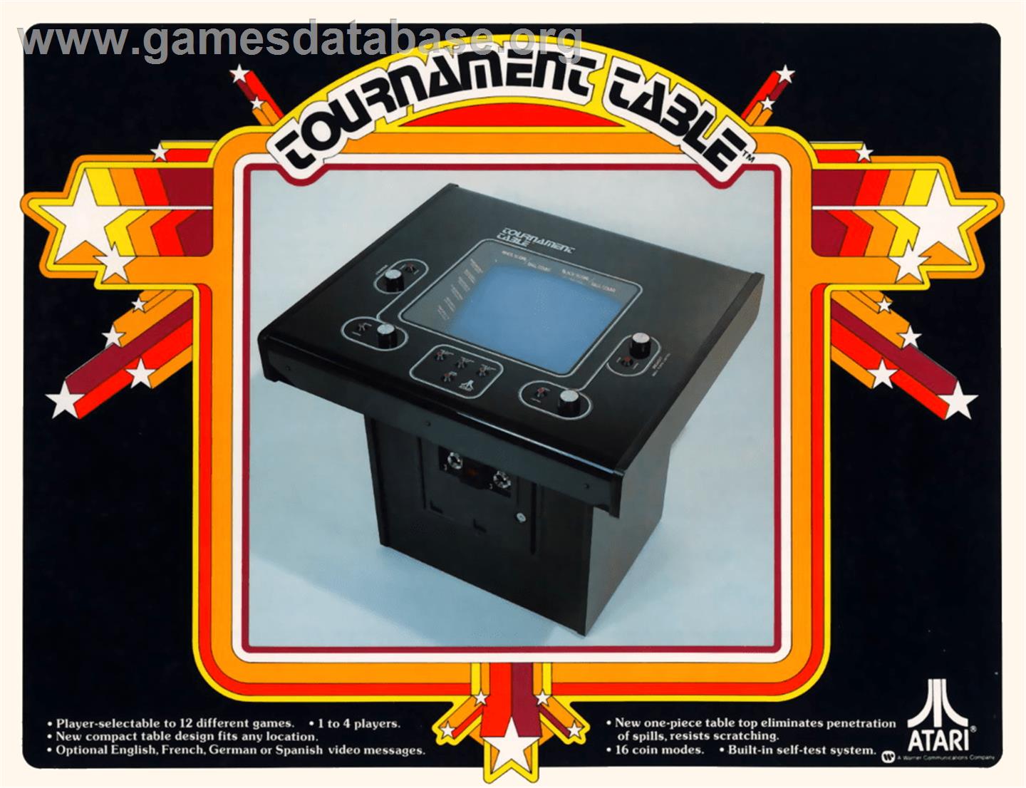 Tournament Table - Arcade - Artwork - Advert