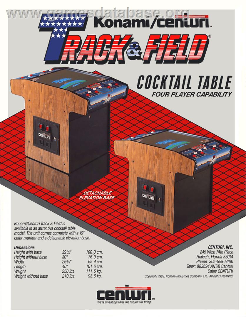 Track & Field - Atari 2600 - Artwork - Advert