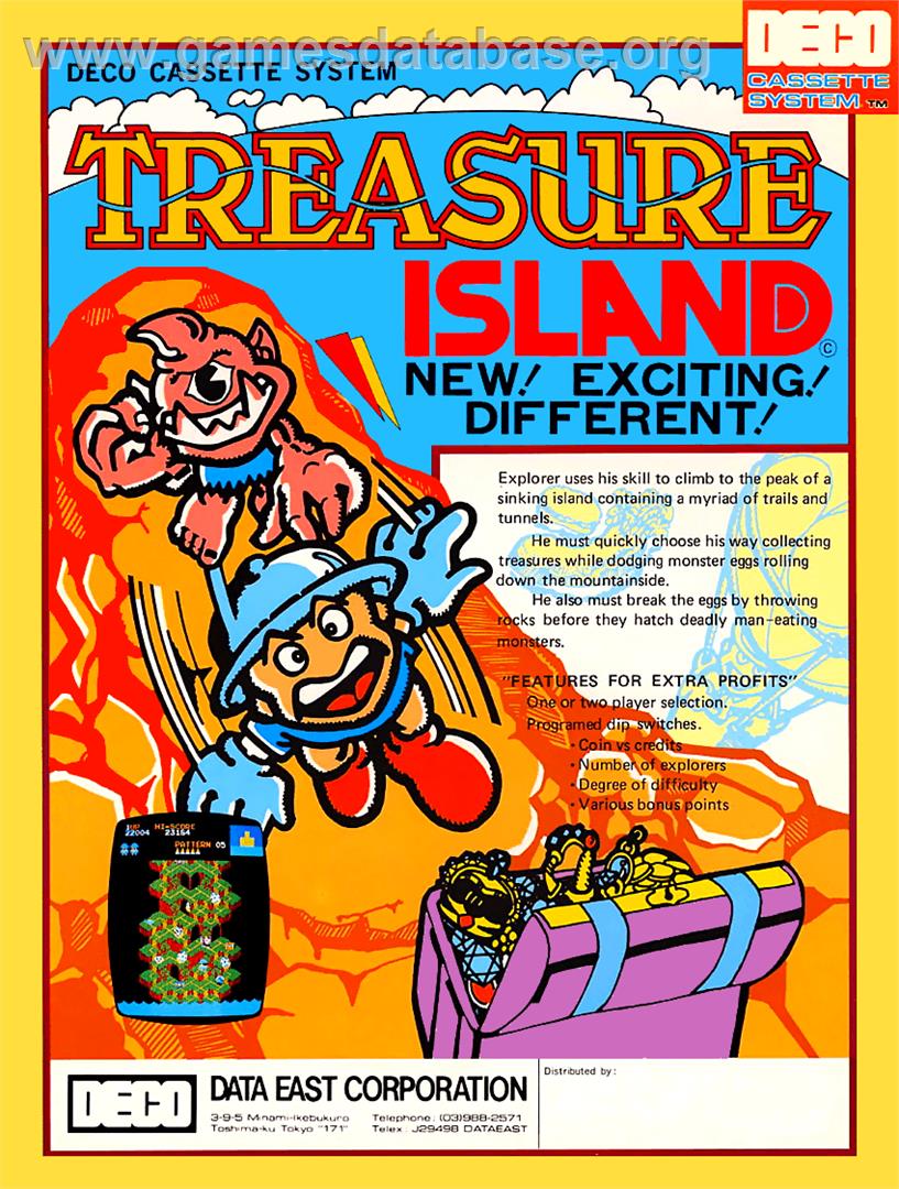 Treasure Island - Arcade - Artwork - Advert