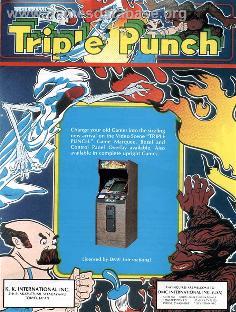 Triple Punch - Arcade - Artwork - Advert