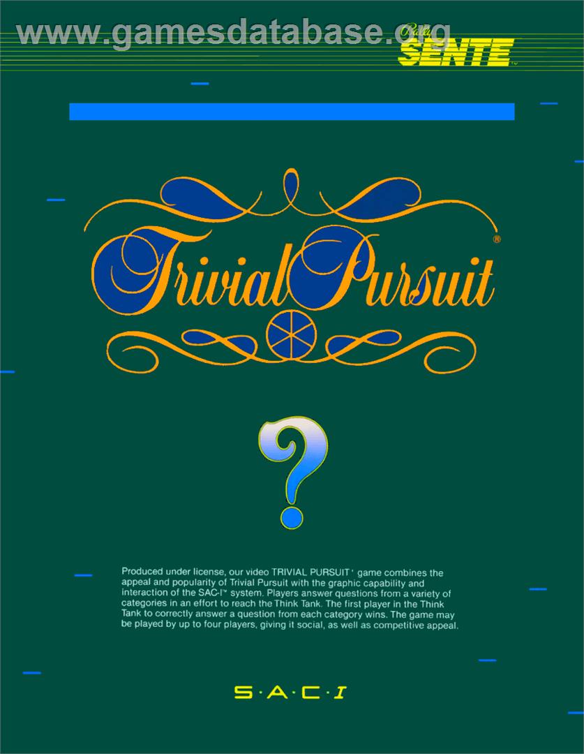 Trivial Pursuit - Arcade - Artwork - Advert