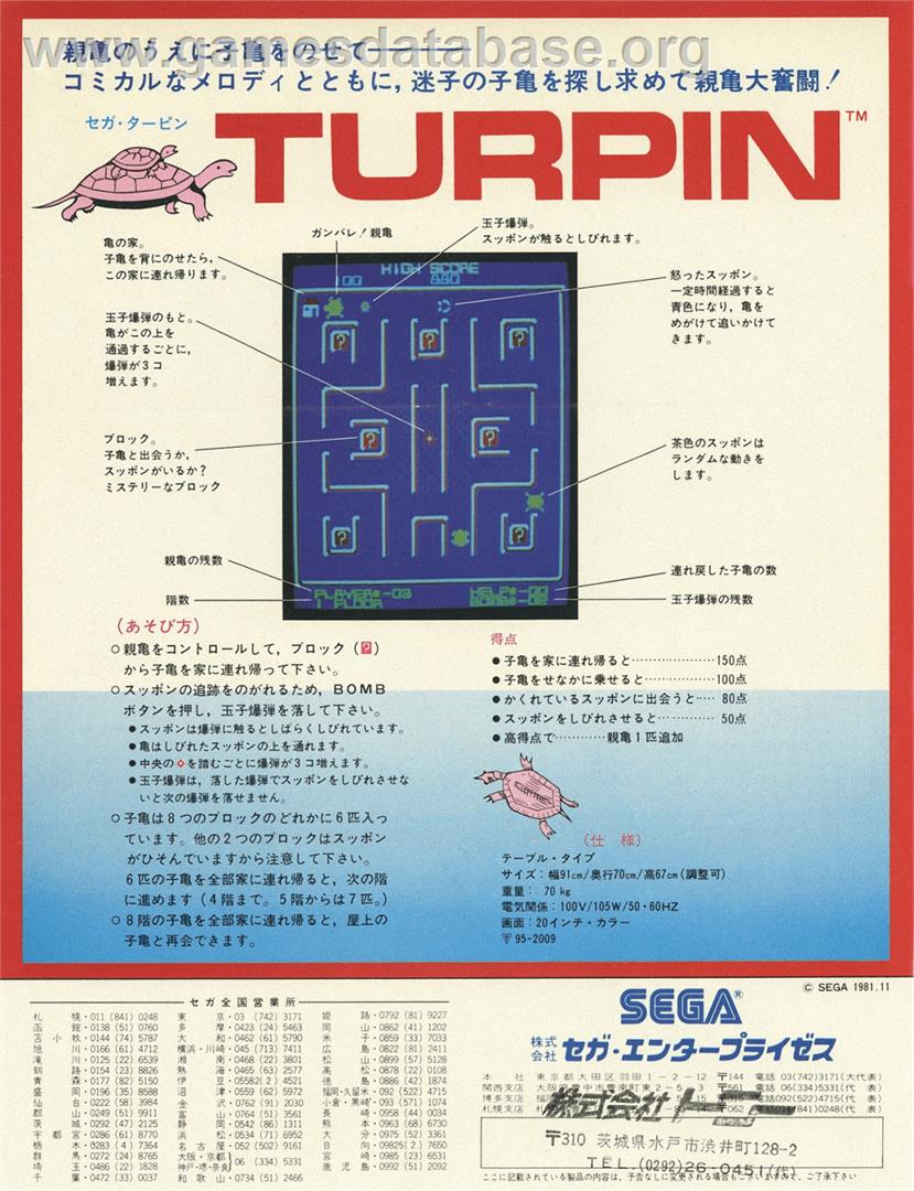 Turpin - Arcade - Artwork - Advert