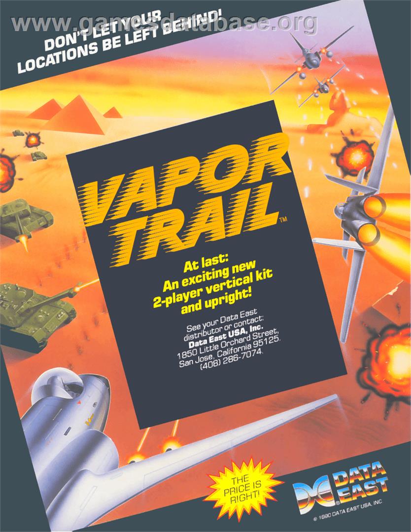 Vapor Trail - Hyper Offence Formation - Arcade - Artwork - Advert