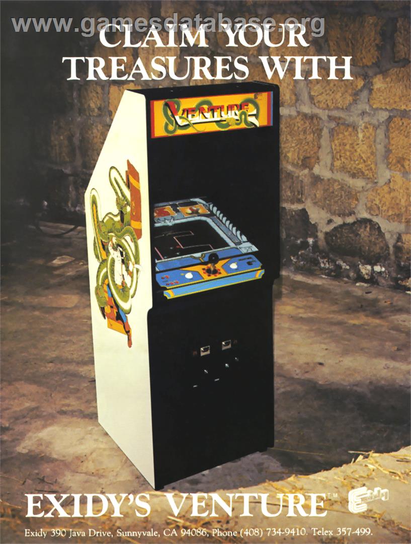 Venture - Atari 2600 - Artwork - Advert