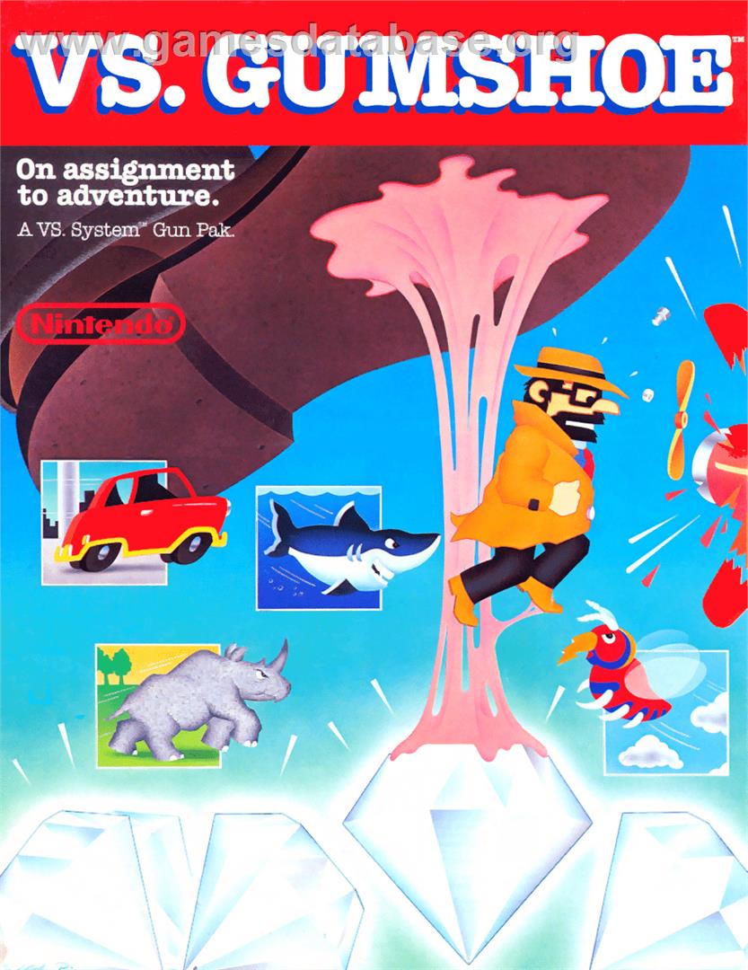 Vs. Gumshoe - Nintendo Arcade Systems - Artwork - Advert