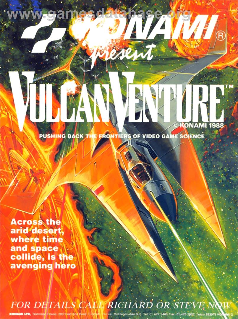Vulcan Venture - Arcade - Artwork - Advert
