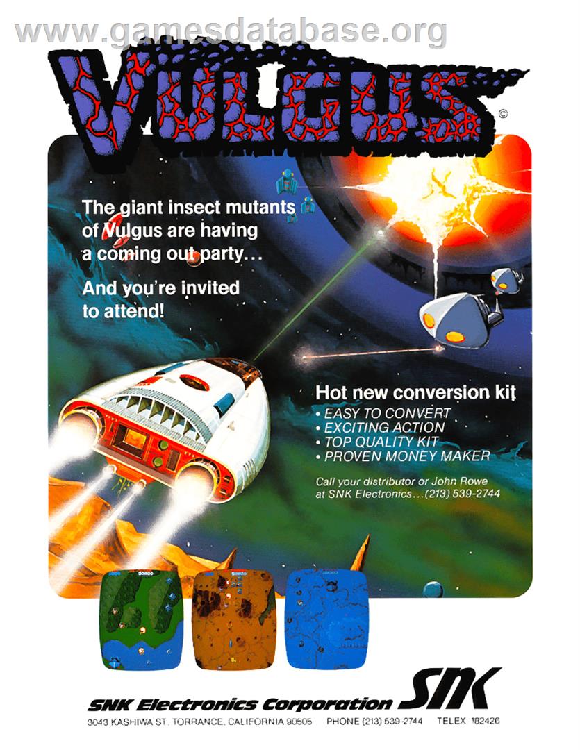 Vulgus - Arcade - Artwork - Advert