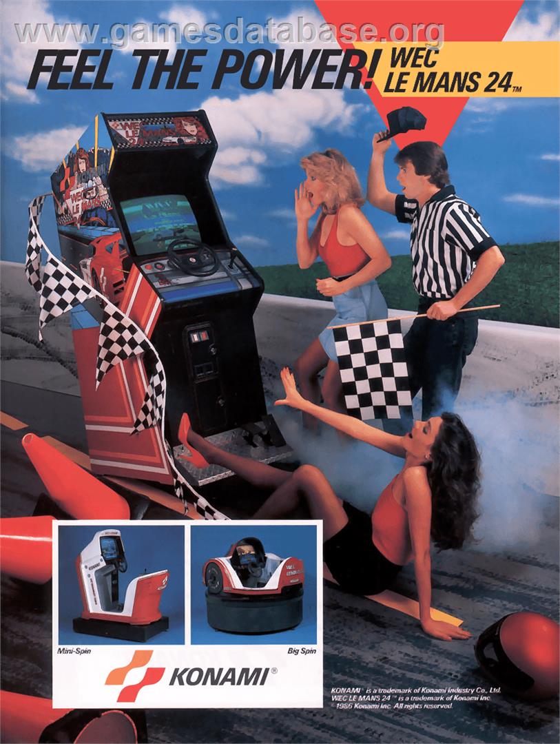 WEC Le Mans 24 - Arcade - Artwork - Advert
