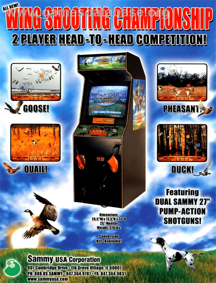 Wing Shooting Championship V1.01 - Arcade - Artwork - Advert