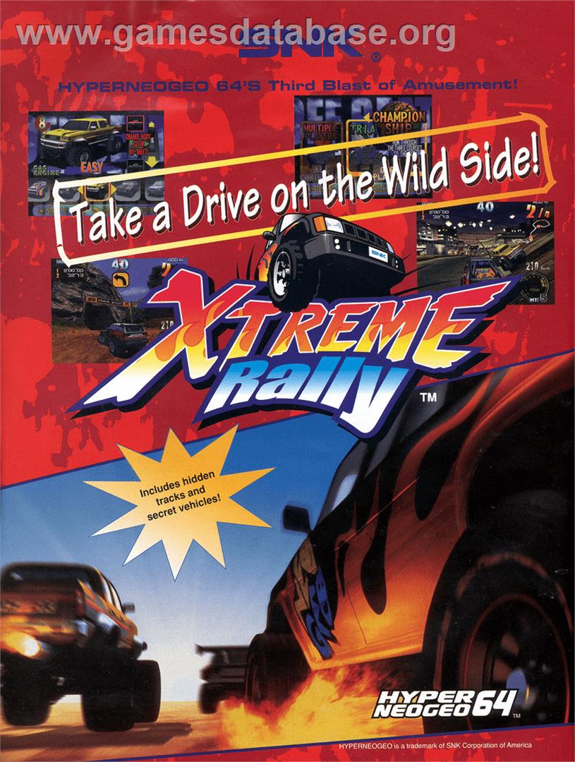 Xtreme Rally / Off Beat Racer! - Arcade - Artwork - Advert