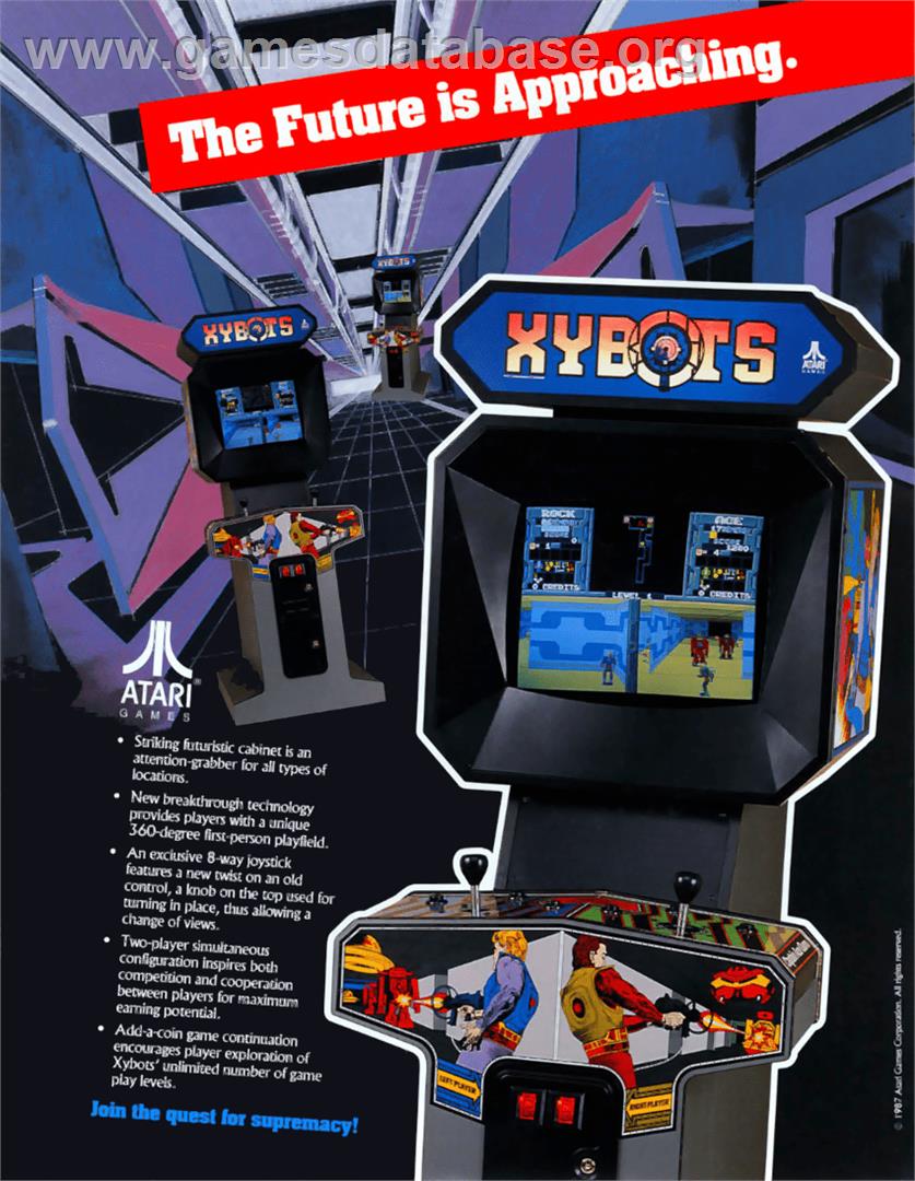 Xybots - Arcade - Artwork - Advert