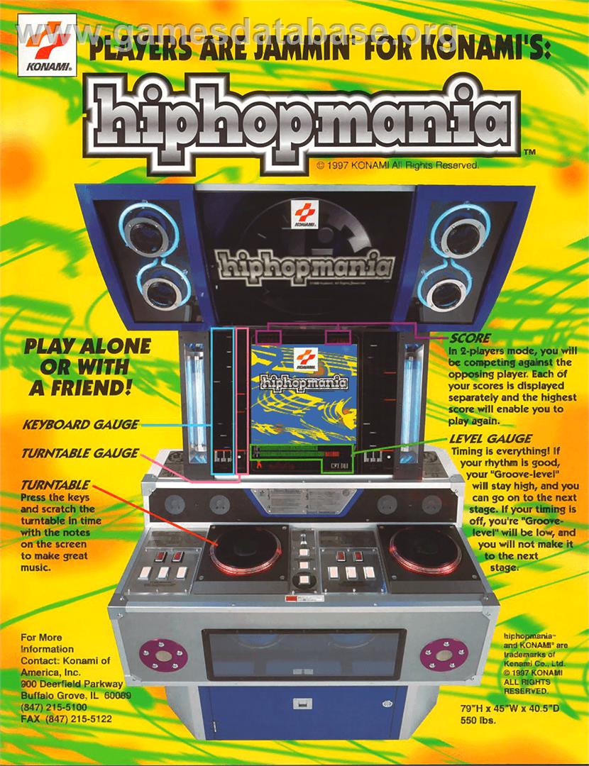 hiphopmania complete MIX - Arcade - Artwork - Advert