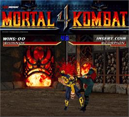 Artwork for Mortal Kombat 4.