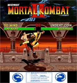 Artwork for Mortal Kombat II.