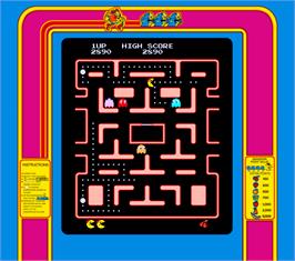 Artwork for Ms. Pac-Man.