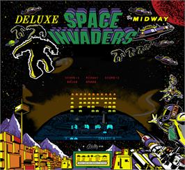 Artwork for Space Invaders Deluxe.