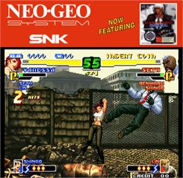 Artwork for The King of Fighters 2000.