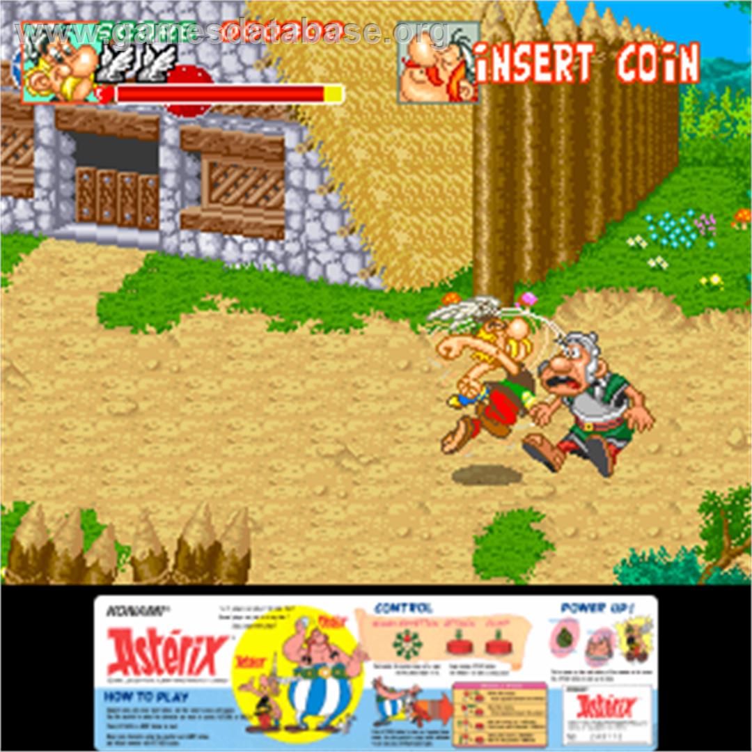 Asterix - Arcade - Artwork - Artwork