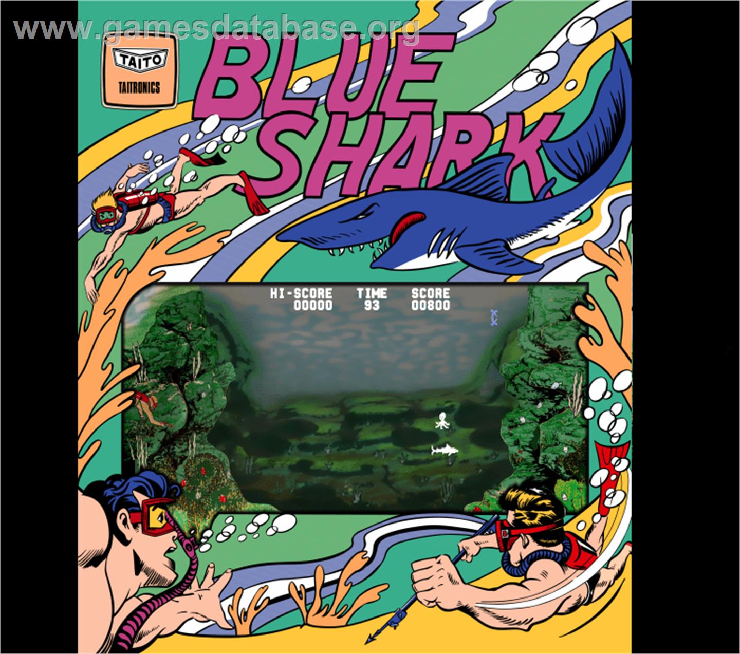 Blue Shark - Arcade - Artwork - Artwork