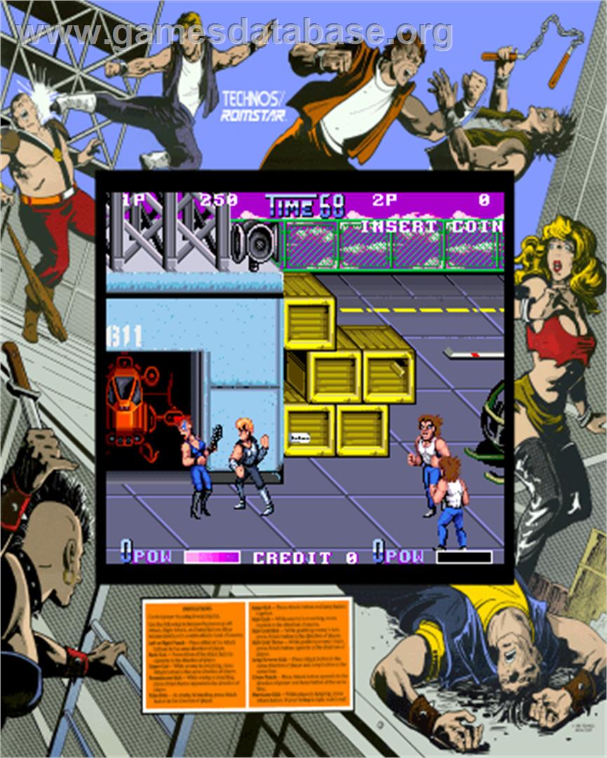 Double Dragon II - The Revenge - Arcade - Artwork - Artwork