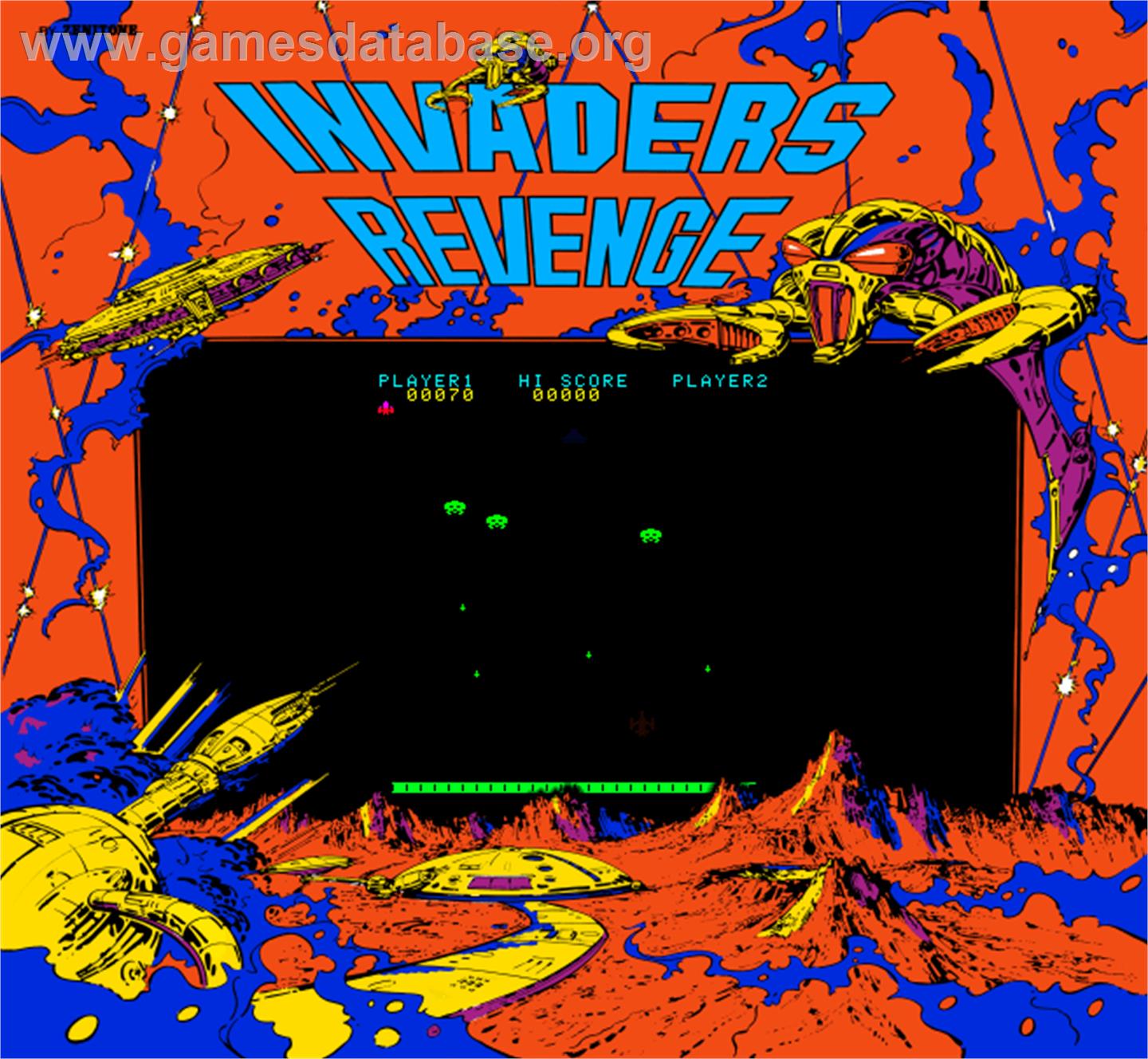Invader's Revenge - Arcade - Artwork - Artwork