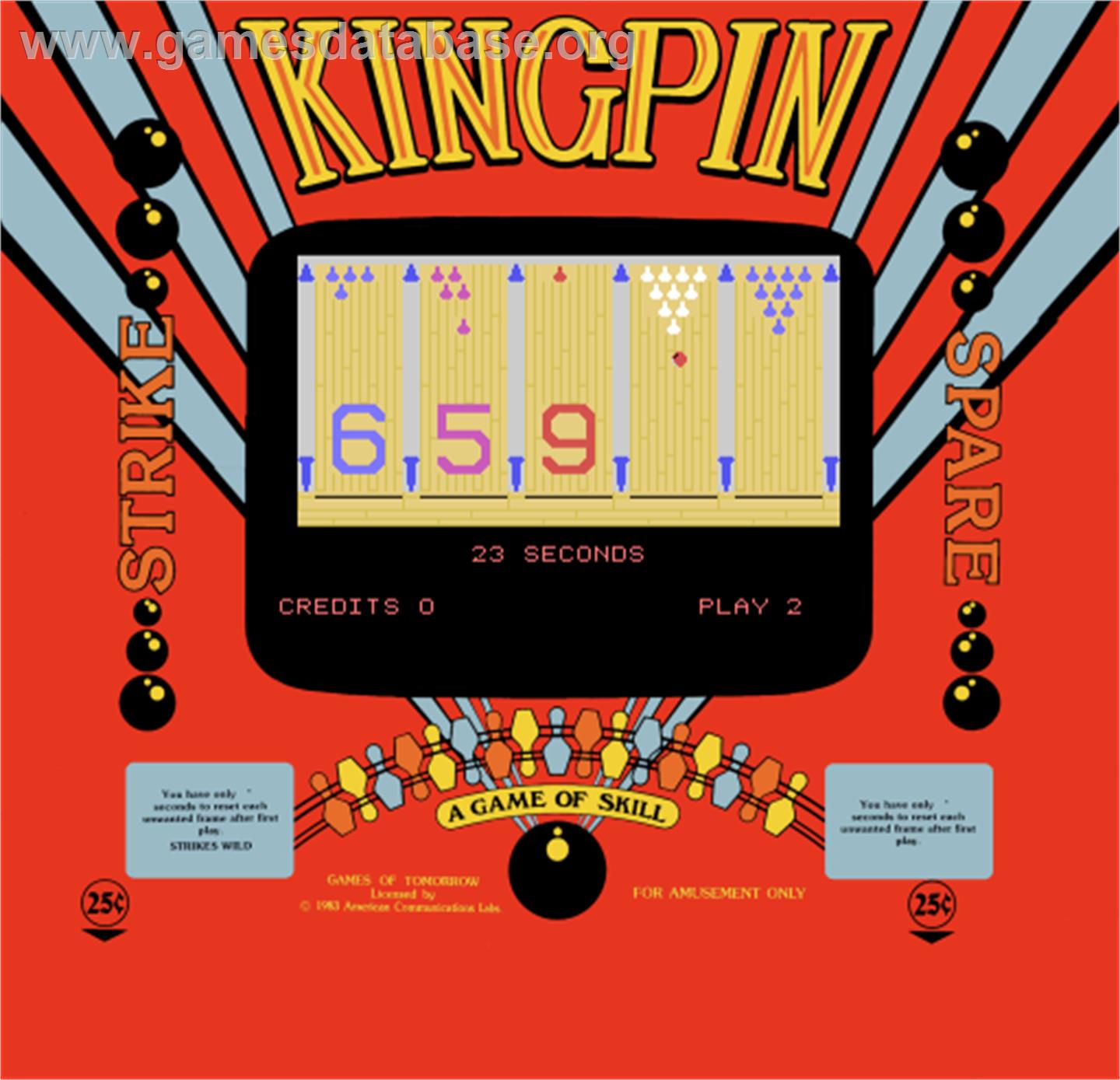 King Pin - Arcade - Artwork - Artwork
