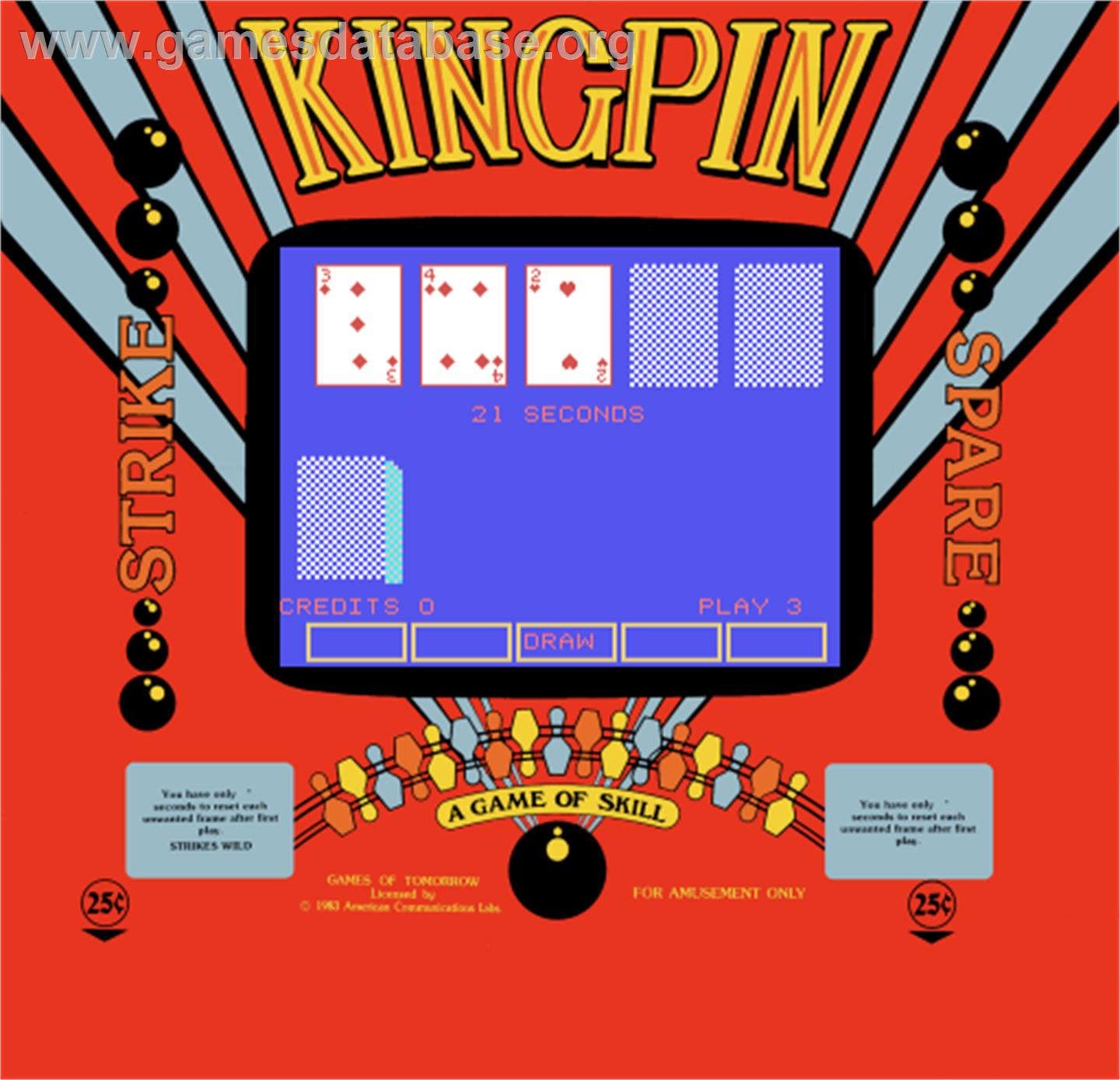 King Pin Multi-Game - Arcade - Artwork - Artwork