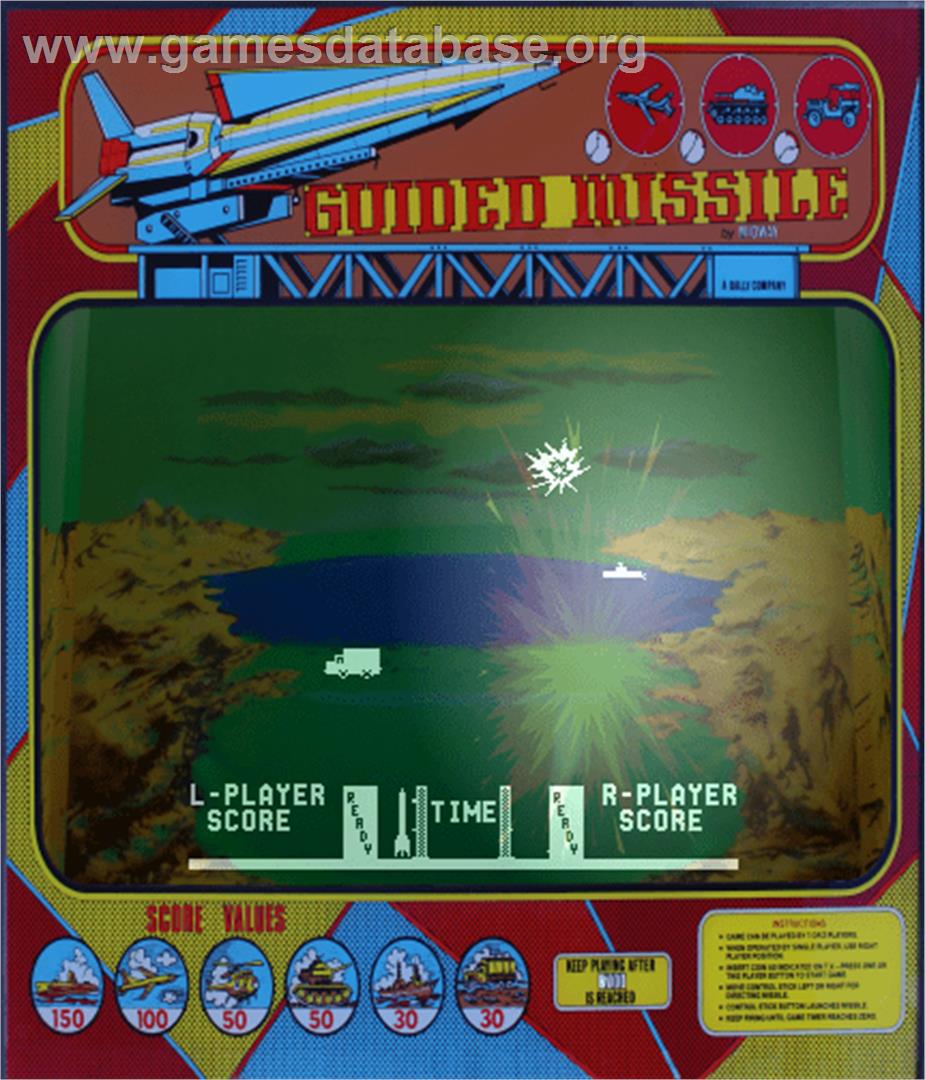 Missile X / Guided Missile - Arcade - Artwork - Artwork