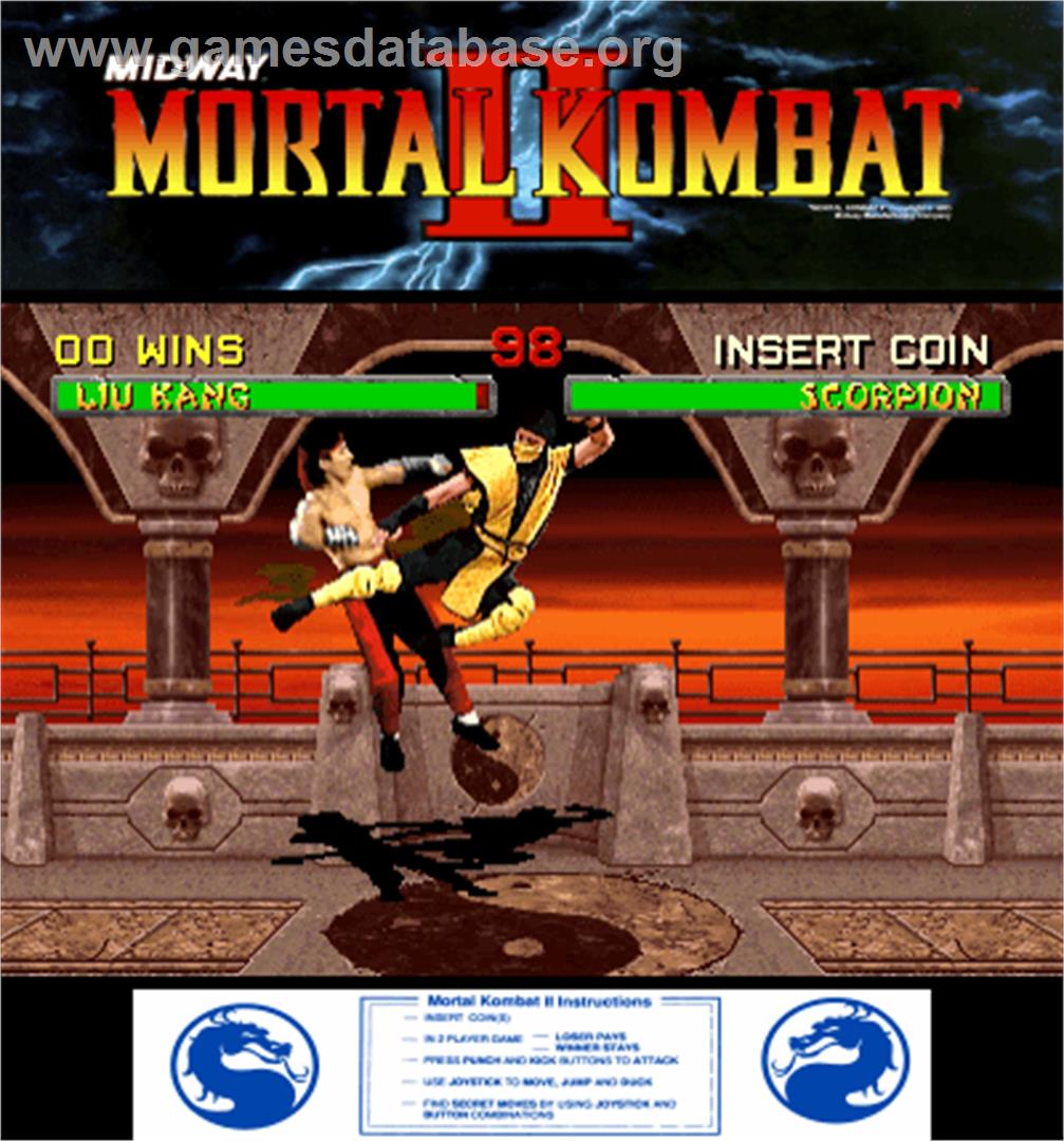 Mortal Kombat II Challenger - Arcade - Artwork - Artwork