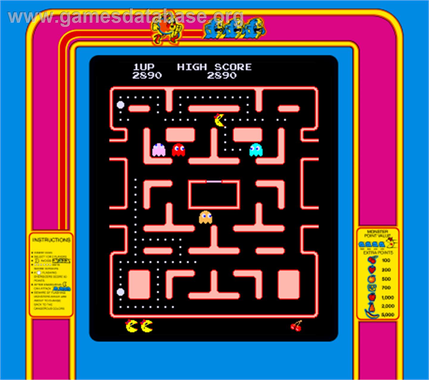 Ms. Pacman Champion Edition / Super Zola-Puc Gal - Arcade - Artwork - Artwork