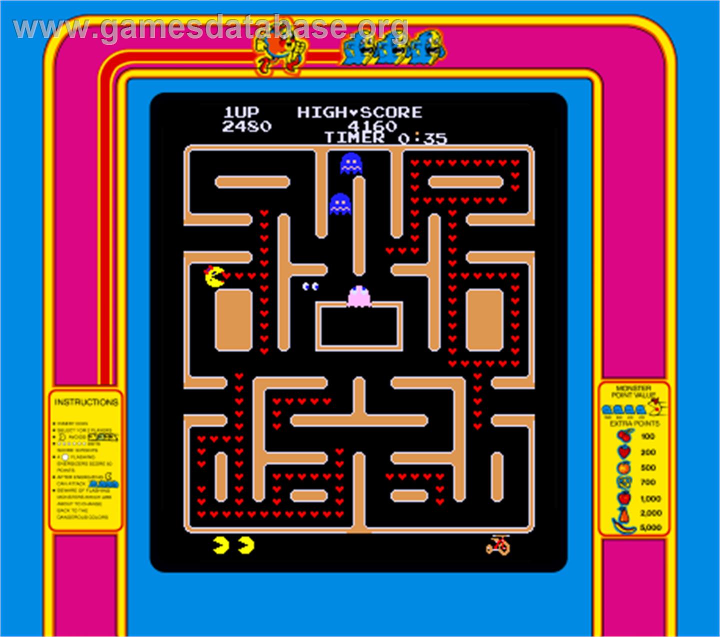 Ms. Pacman Champion Edition / Zola-Puc Gal - Arcade - Artwork - Artwork