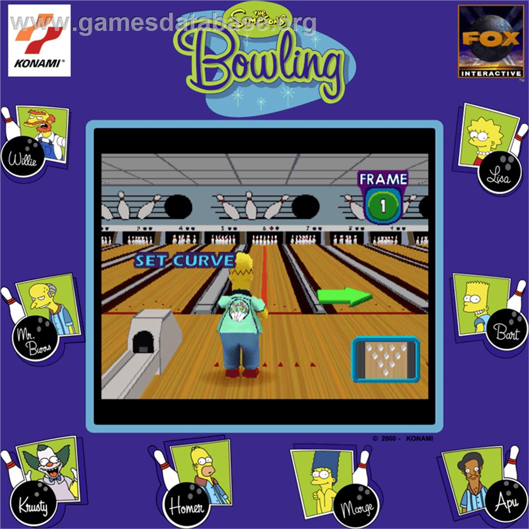 Simpsons Bowling - Arcade - Artwork - Artwork