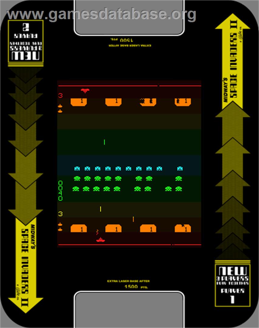 Space Invaders II - Arcade - Artwork - Artwork