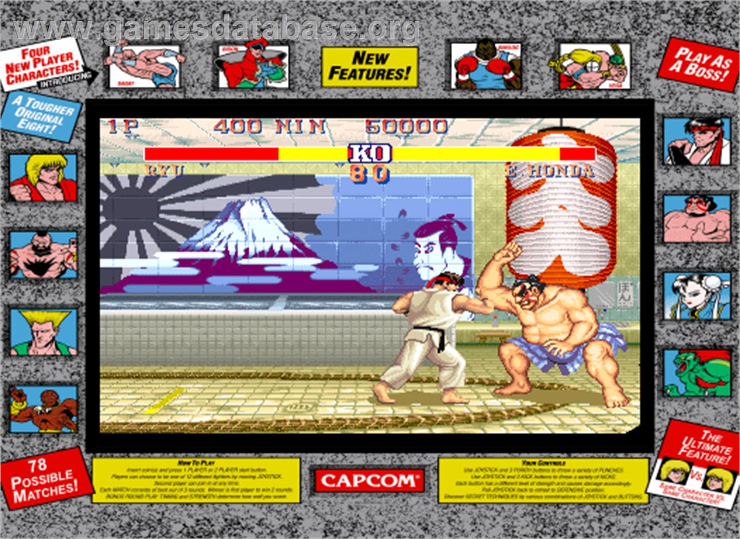 Street Fighter II': Magic Delta Turbo - Arcade - Artwork - Artwork