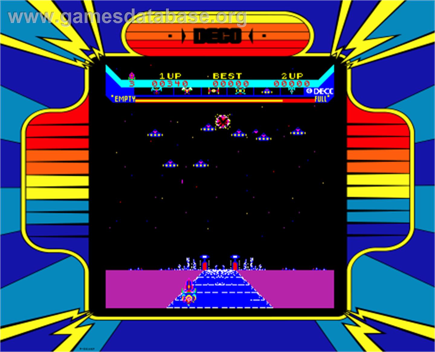 Super Astro Fighter - Arcade - Artwork - Artwork