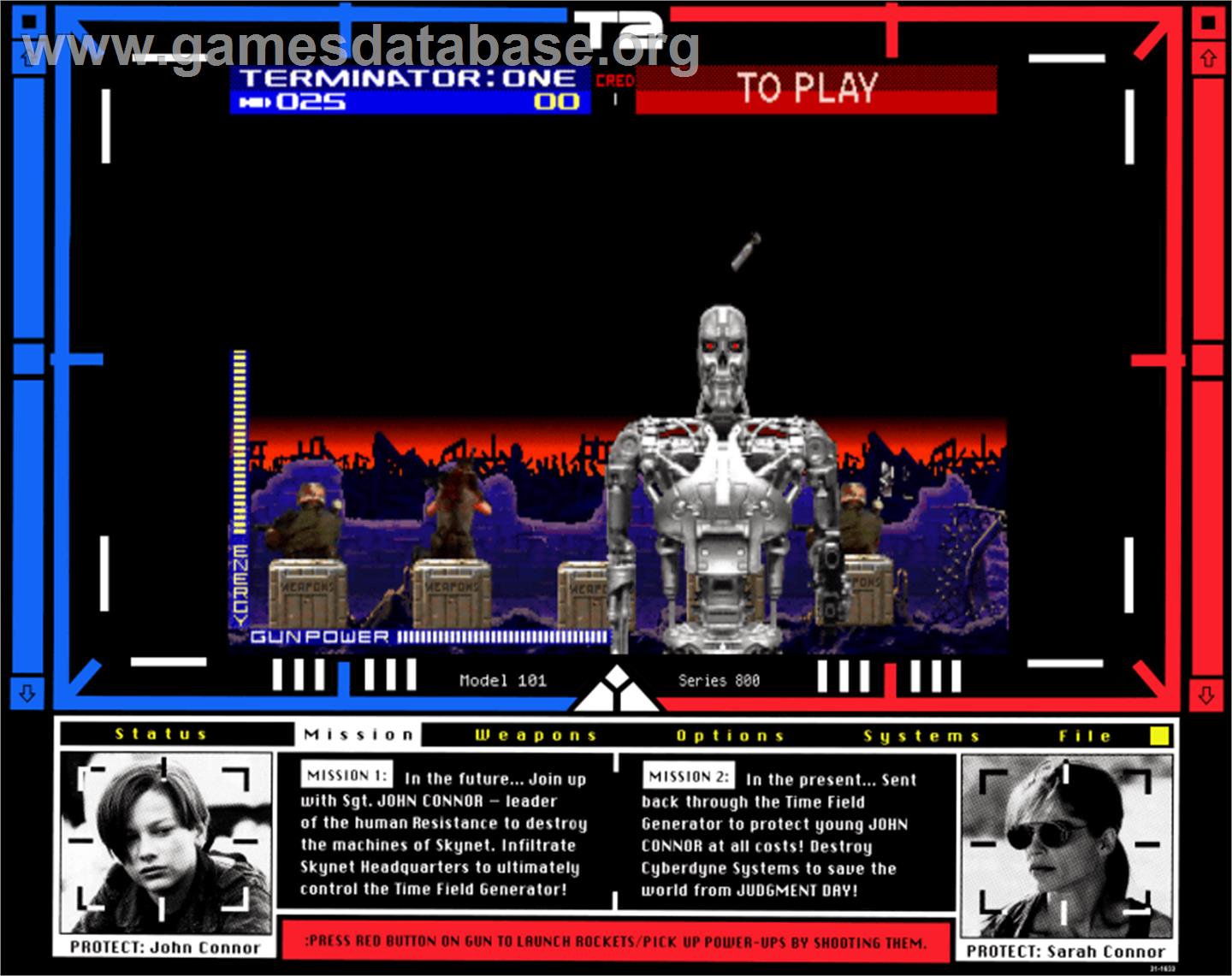 Terminator 2 - Judgment Day - Arcade - Artwork - Artwork